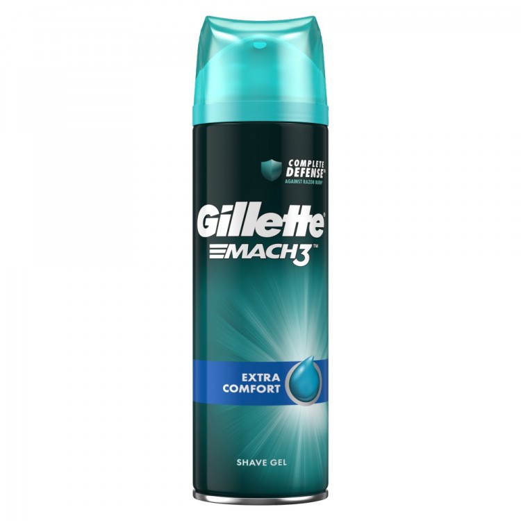 Gillette Mach3 gel Extra Comfort 200ml | Kosmetické a dentální výrobky - Pánská kosmetika - Přípravky na holení
